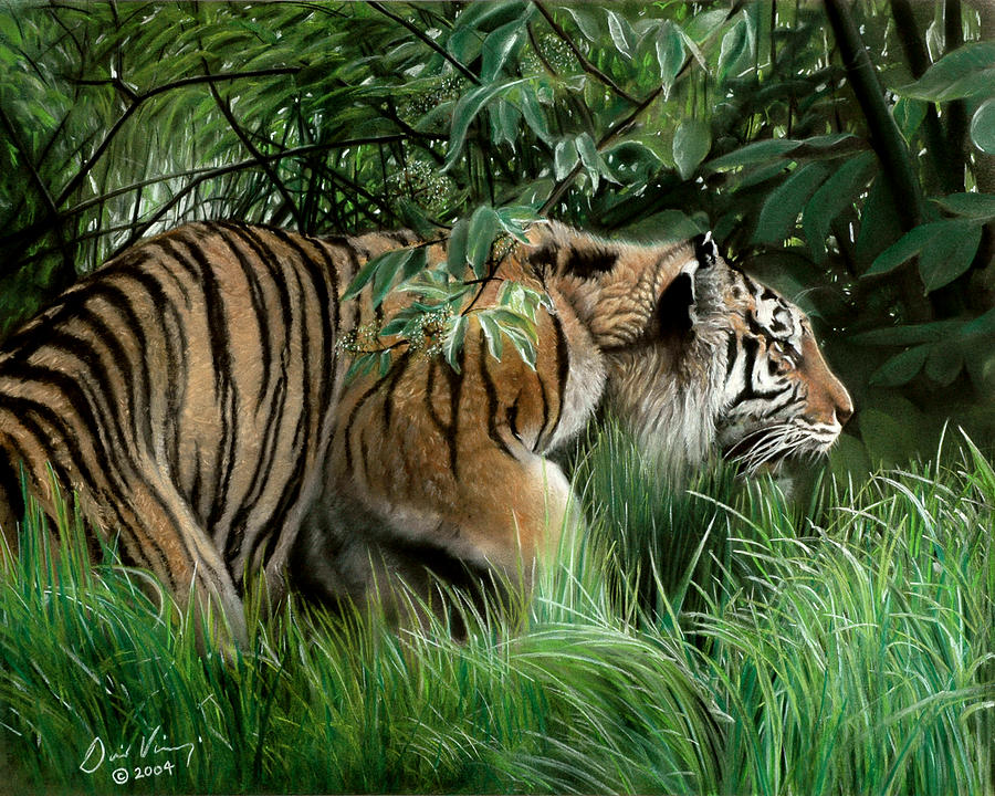 Silent Intention Painting by David Vincenzi Silent Intention Painting by David Vincenzi
