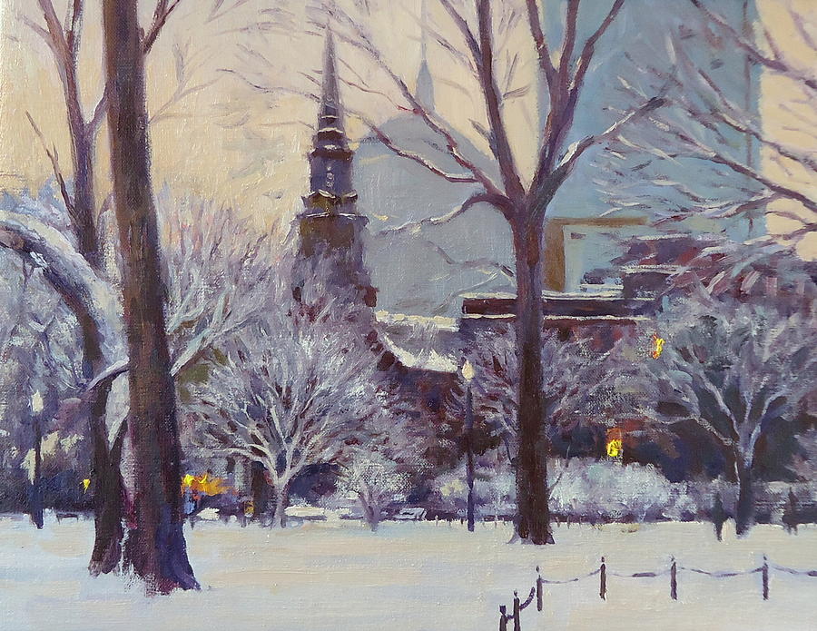 Boston Painting - Silent Night by Dianne Panarelli Miller