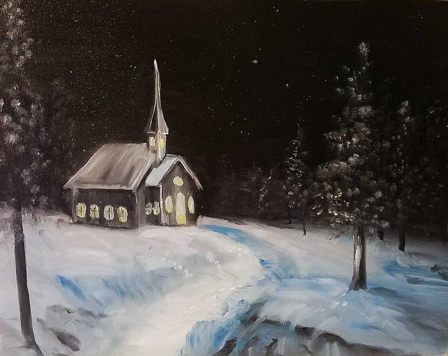 Silent Night Painting by Jessie Henry
