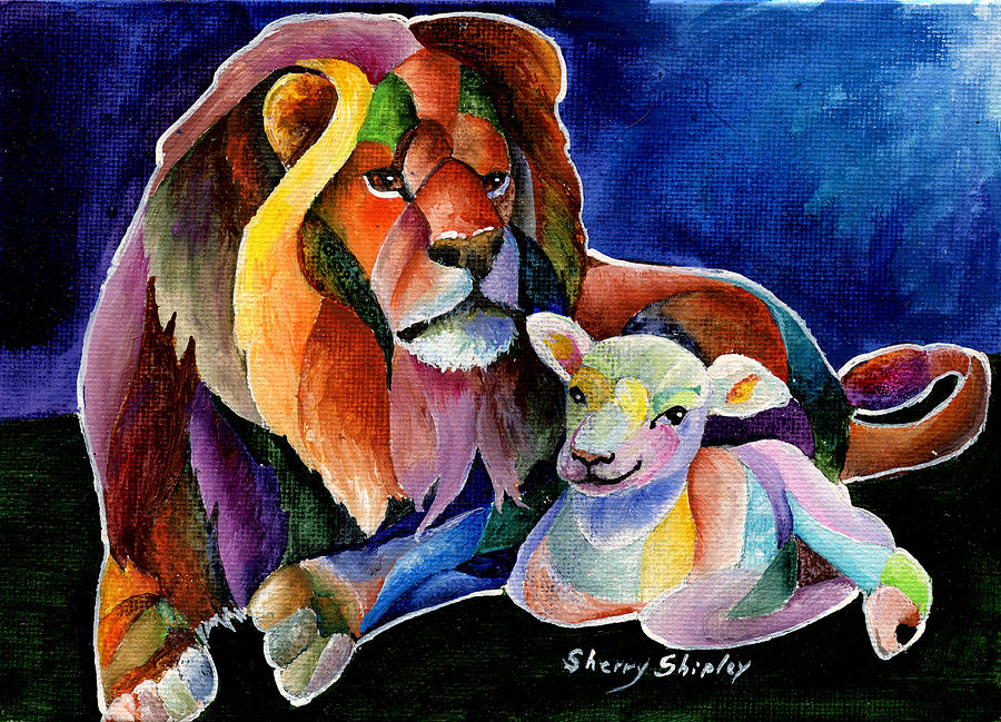 Christmas Painting - Silent Night by Sherry Shipley