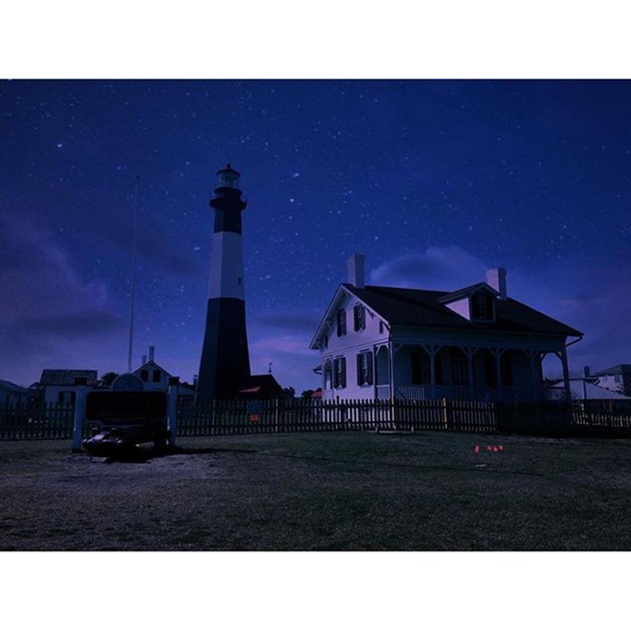 Landscape Photograph - Silent Nights On Tybee Island by Janel Cortez