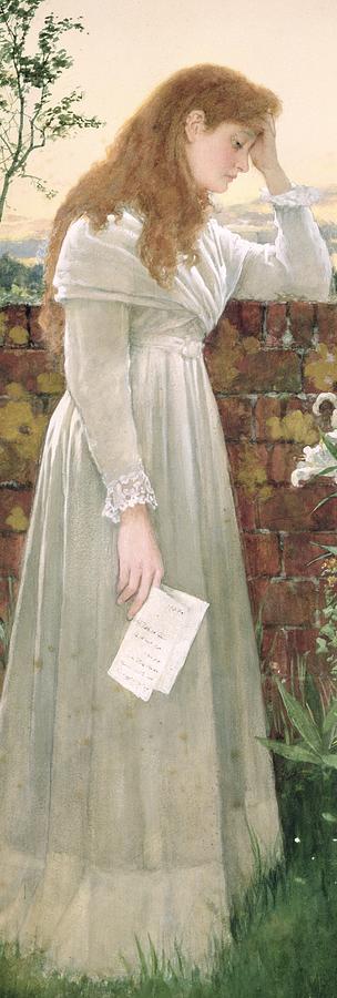 Sad Painting - Silent Sorrow by Walter Langley