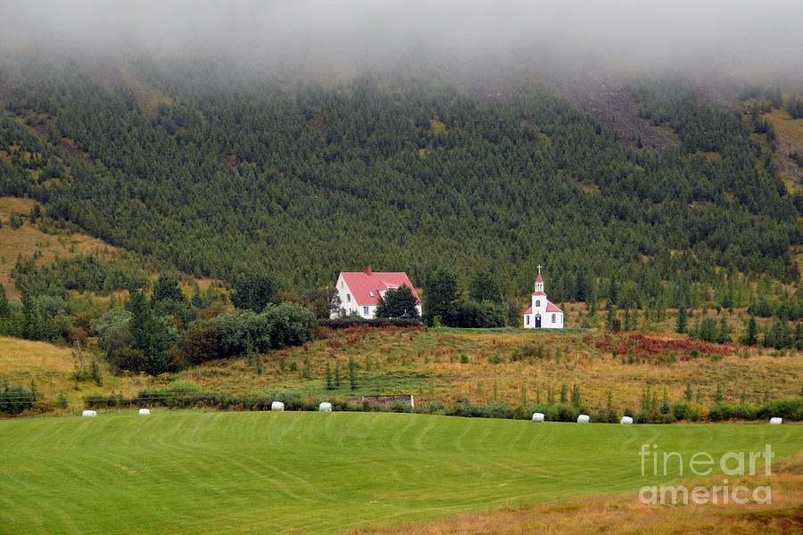 Silfrastadakirkja Church in Iceland Photograph by Catherine Sherman