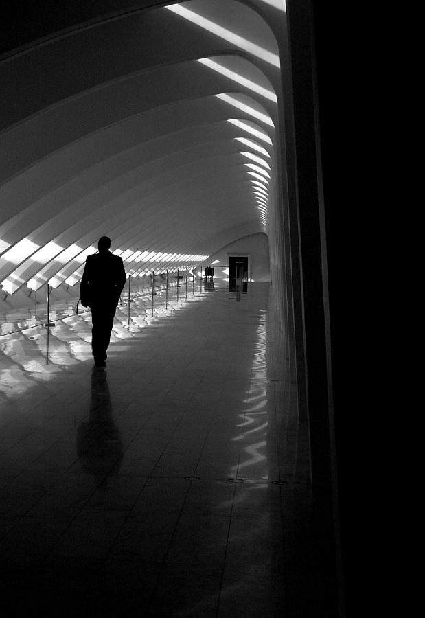 Silhouette in the hall Photograph by Thomas Pipia