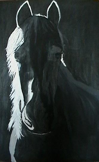 Silhouette Painting by Krista Ouellette