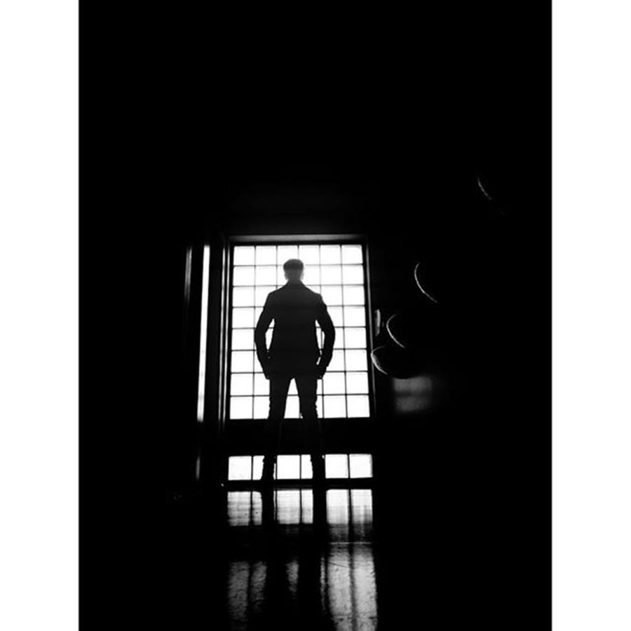 Portrait Photograph - #silhouette #lighting #black #white by Owen Hedley Photography