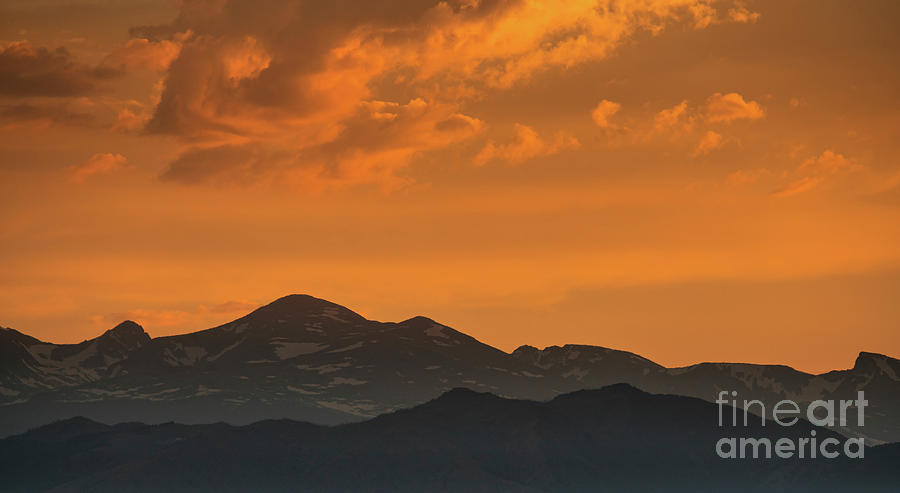 Silhouette Of Mountains Against Sunset Sky Photograph by Marek Uliasz