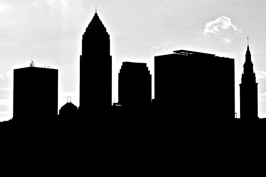 Silhouette Of The Big City Photograph