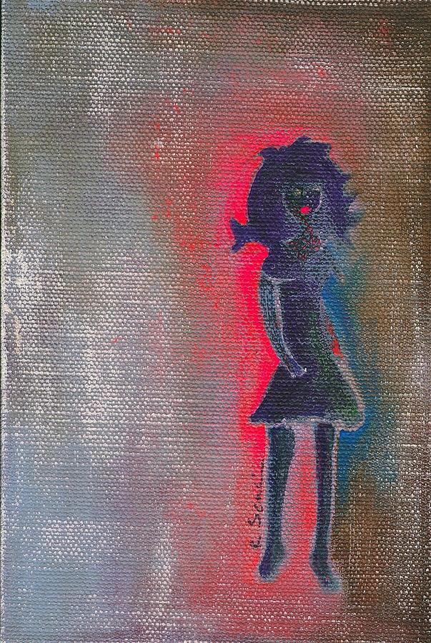 Abstract Painting - Silhouette by Ricky Sencion