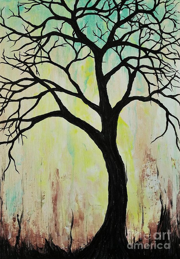 Silhouette Tree 2018 by Jessie Art Silhouette Tree 2018 by Jessie Art
