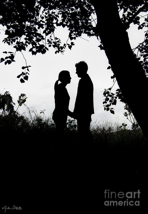 Silhouetted Couple Photograph
