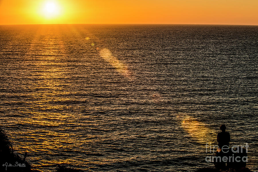 Silhouetted Malibu Sunset Photograph