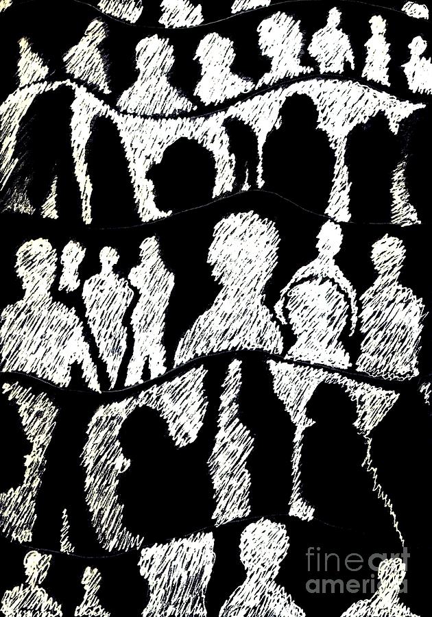 Silhouettes 2 Digital Art by Helena Tiainen