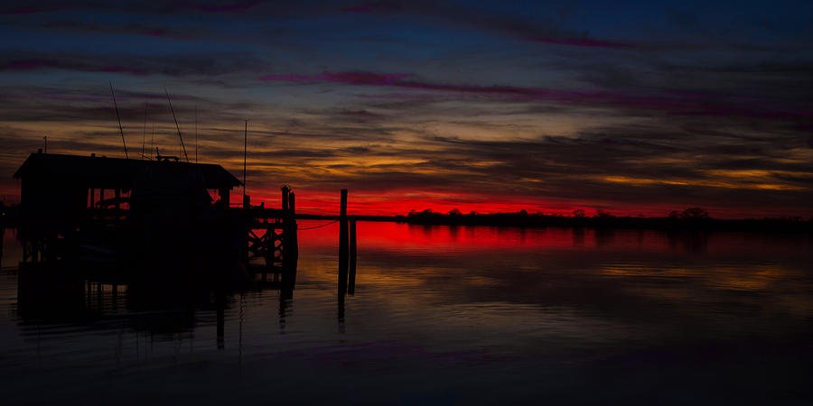Silhoutte Sunset Photograph by Joe Granita