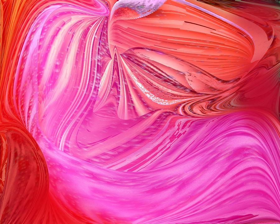 Abstract Digital Art - Silk Highlights by Jacquie King