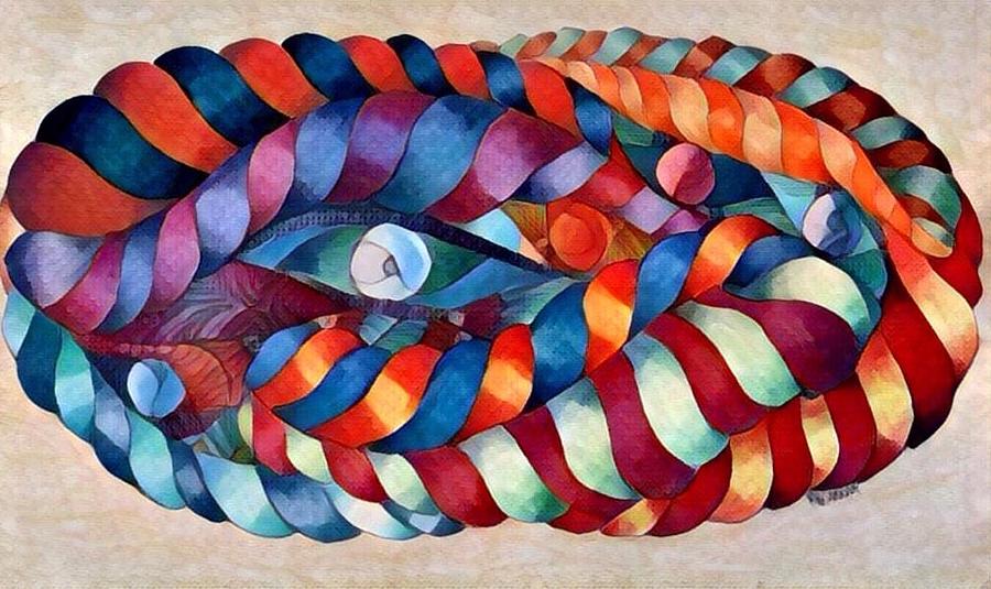 Silk spiraled 3 Digital Art by Megan Walsh
