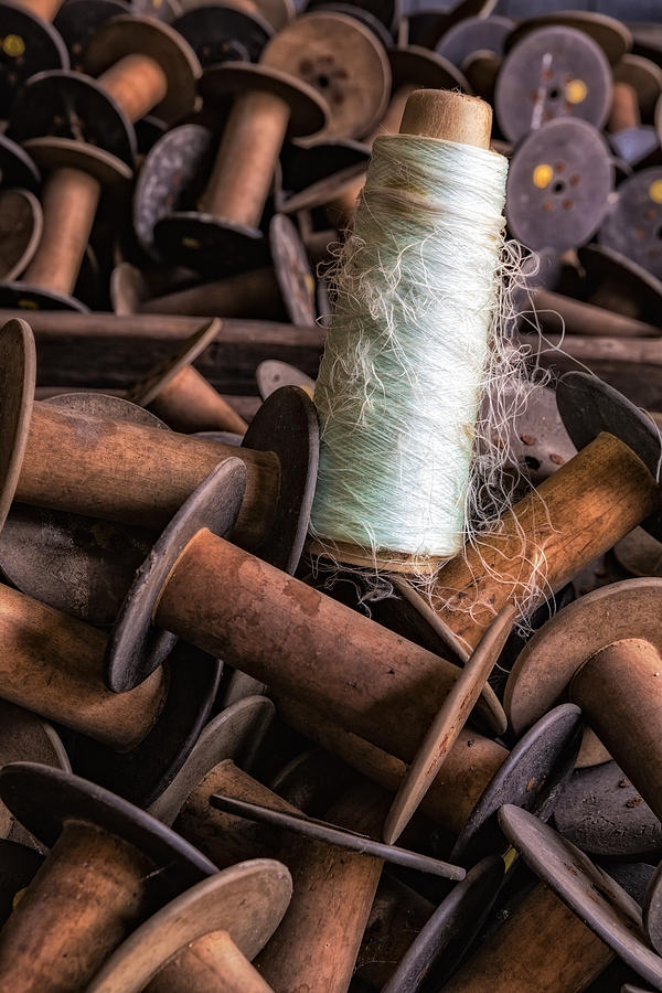 Tool Photograph - Silk Thread Spools by Susan Candelario