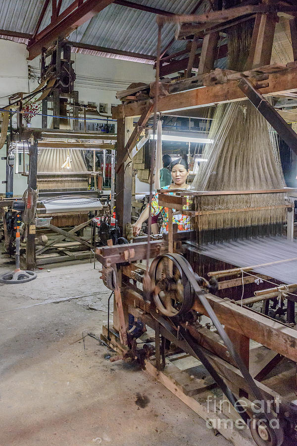 Silk Weaving 2 Photograph by Werner Padarin