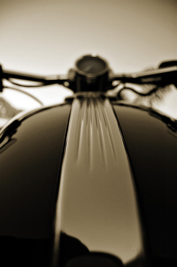 Motorcycle Photograph - Silky Lines by Mark Weaver