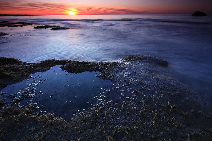 Silky Sunset landscape prints Photograph by Darius Aniunas