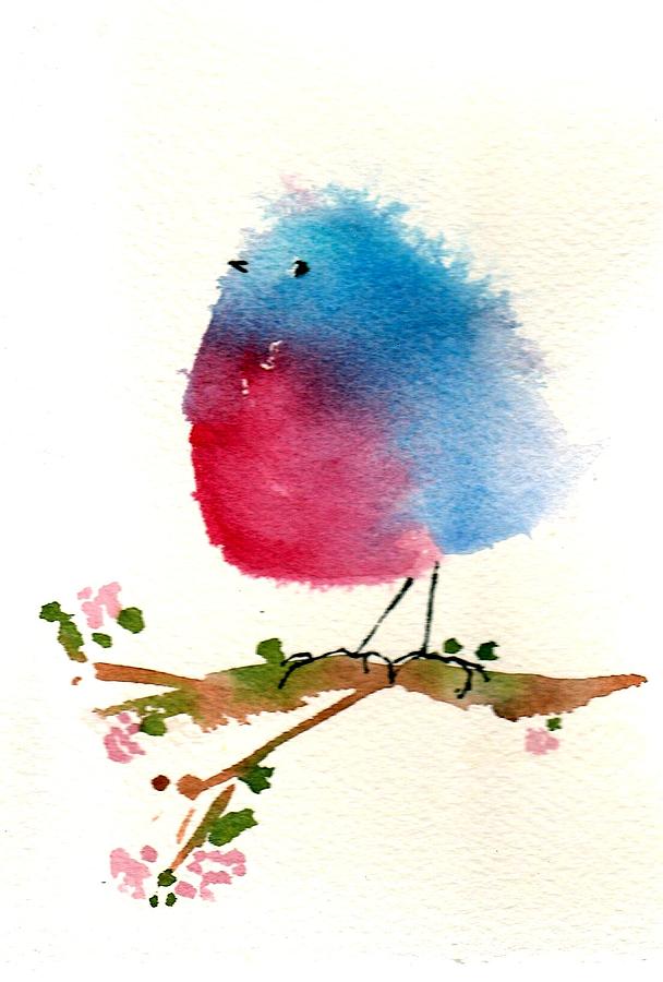 Silly Bird #1 Painting by Anne Duke