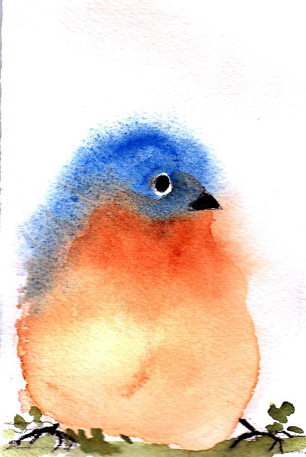 Silly Bird #2 Painting by Anne Duke