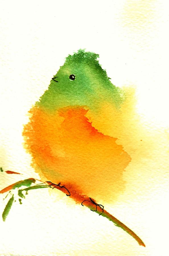 Silly Bird  #3 Painting by Anne Duke