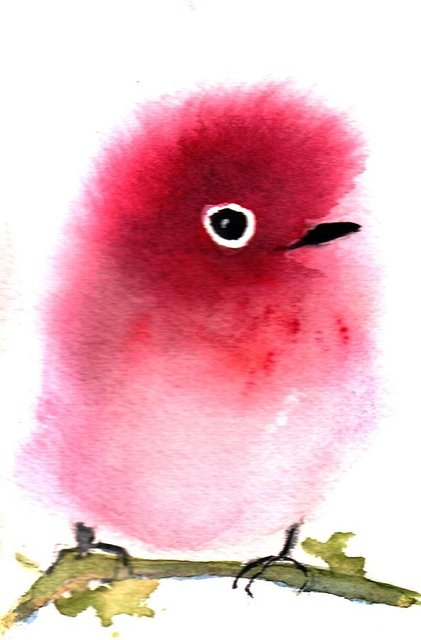 Silly Bird #4 Painting by Anne Duke