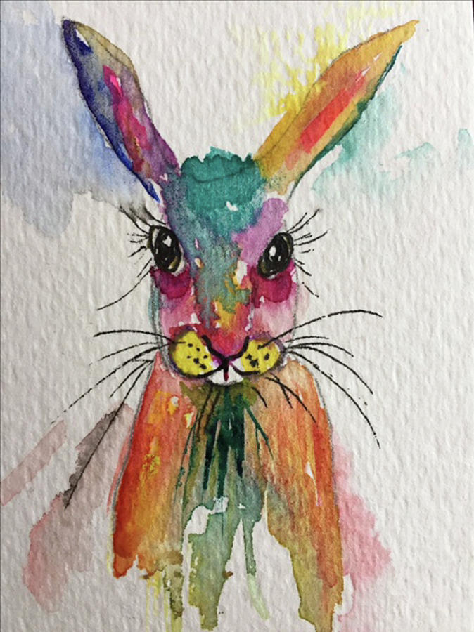 Silly Rabbit Painting by Bonny Butler