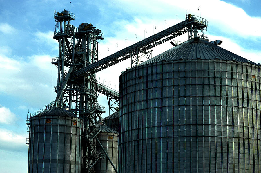 Silos on The Tennessee River III Photograph by Lesa Fine