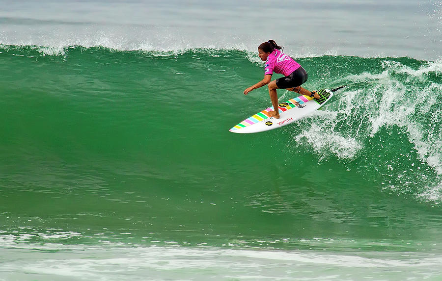 Silvana Lima Surfing Photograph by Waterdancer