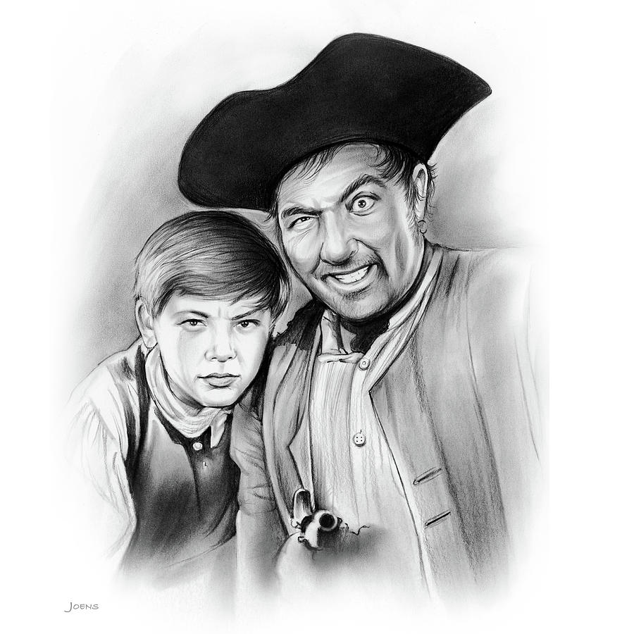 Silver and Hawkins Drawing by Greg Joens
