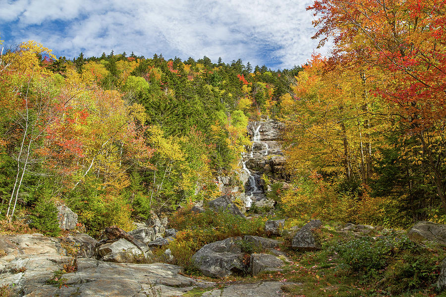 Silver Cascade in Fall Photograph by Kevin Craft