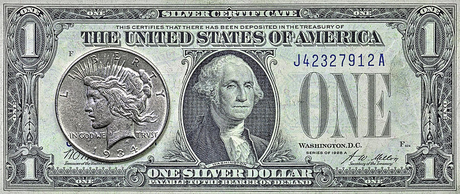 Silver Certificate  Photograph by JC Findley