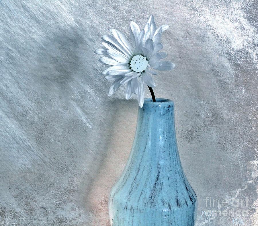 Silver Daisy Whimsical Flower Photograph by Marsha Heiken