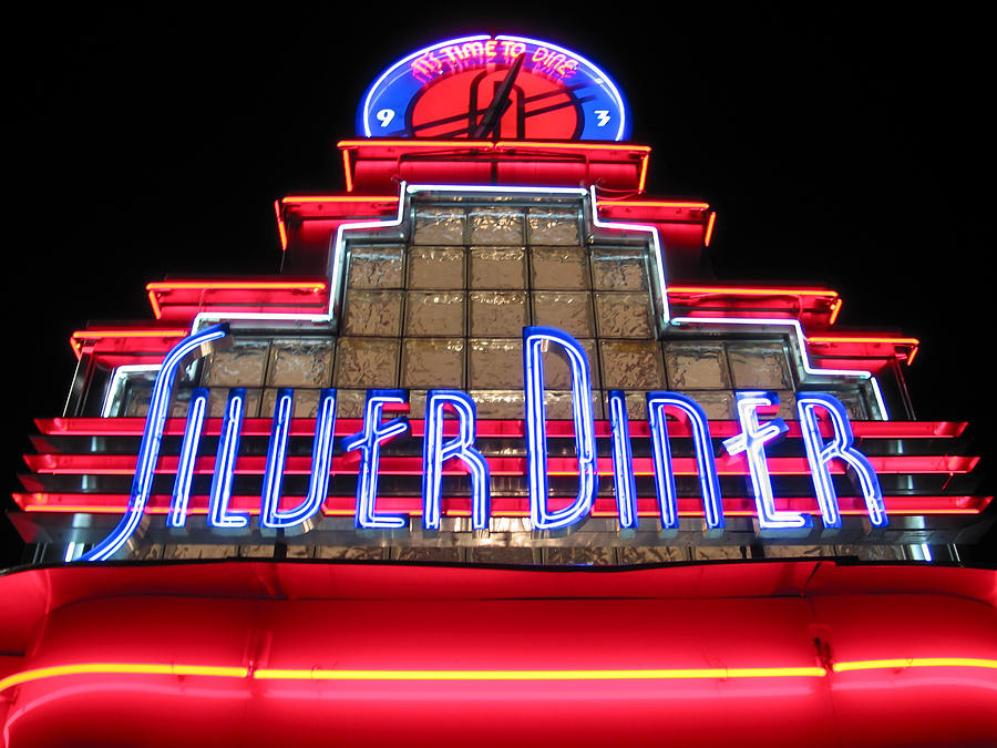 Silver Diner Photograph - Silver Diner by Julie Niemela