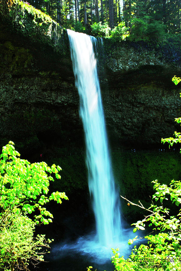 Silver Falls from the side Photograph by Michael Bodewitz | Fine Art ...