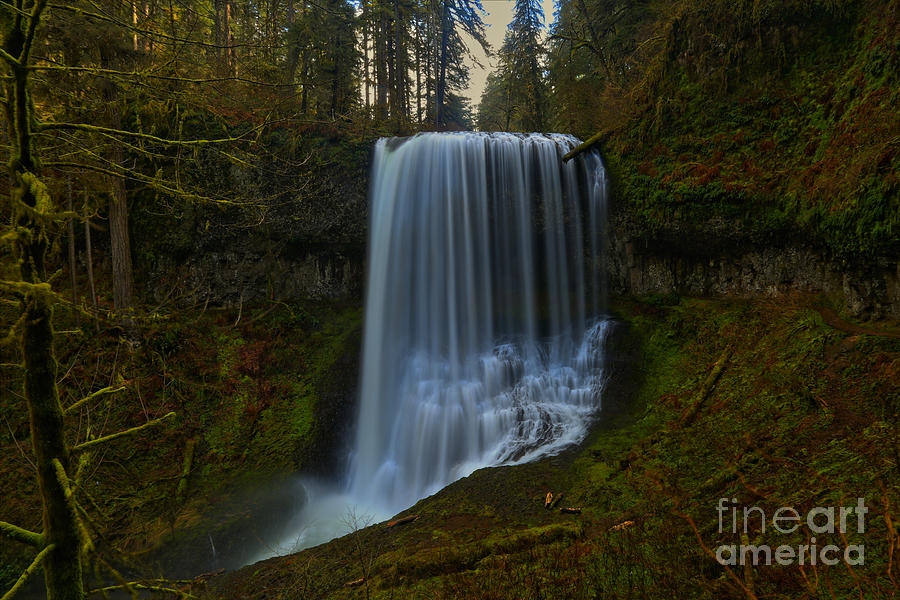 Silver Falls Middle North Falls Photograph by Adam Jewell