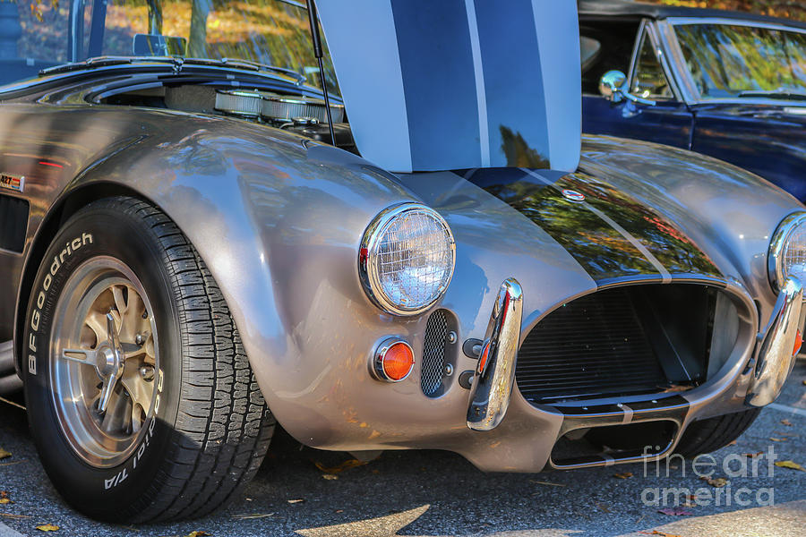 Silver Ford Cobra Photograph by Claudia M Photography
