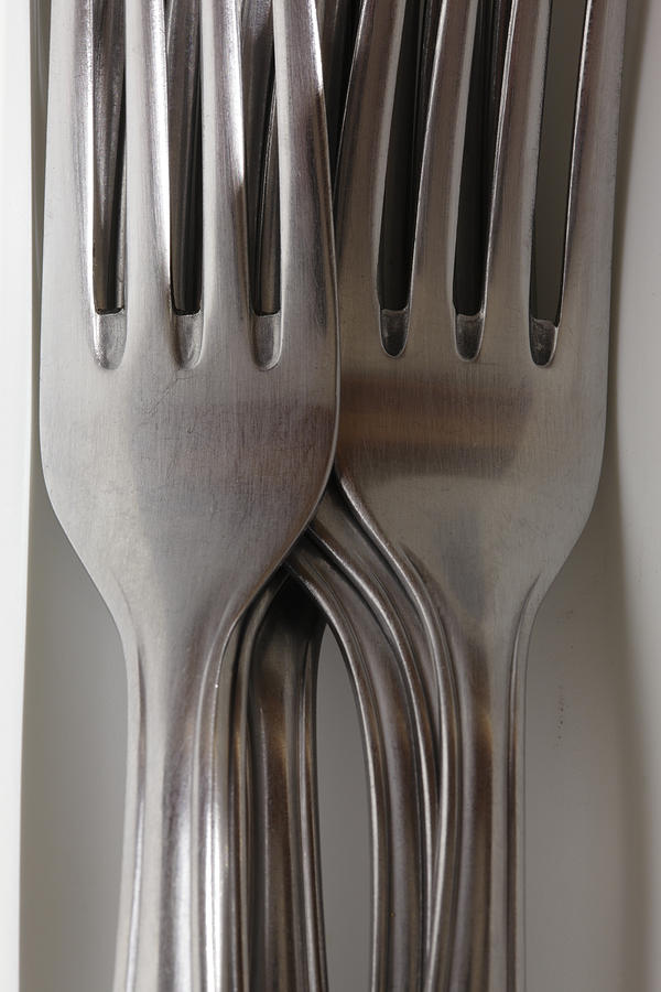 Silver forks Photograph by Ulrich Kunst And Bettina Scheidulin