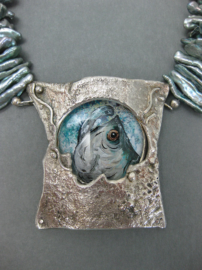 Silver King Necklace Jewelry by Brenda Berdnik