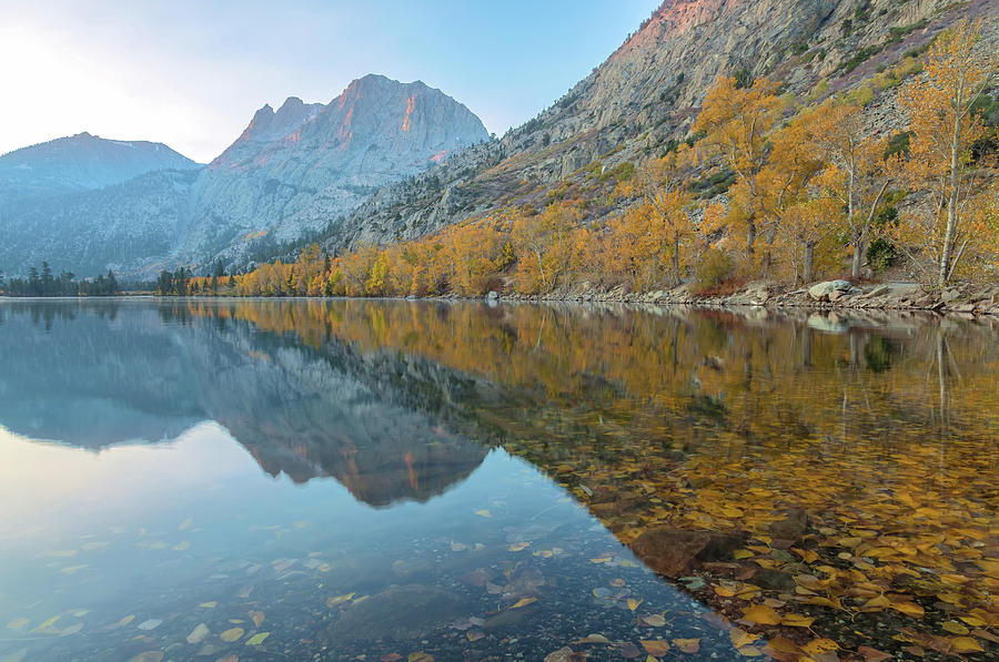 Silver Lake Autumn Photograph by Jonathan Nguyen
