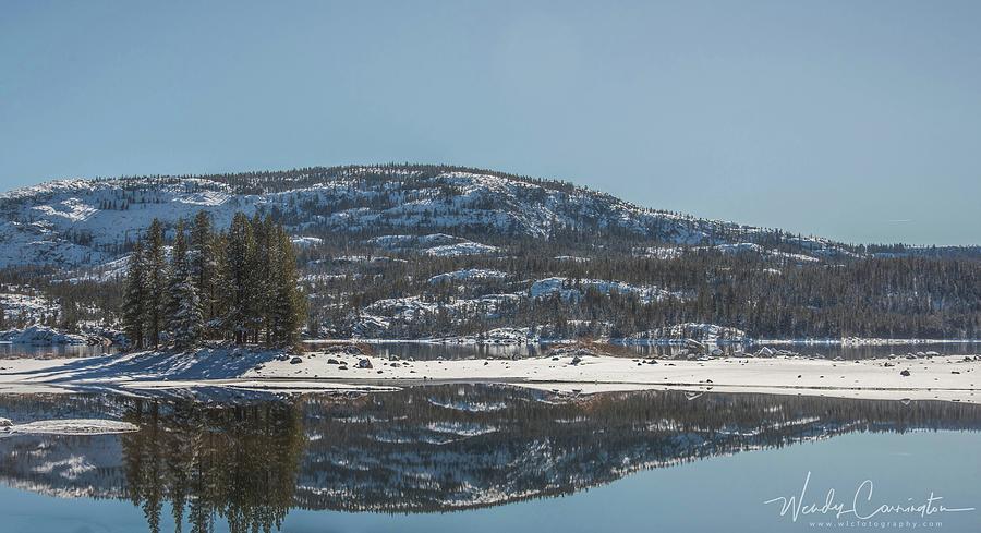 Silver Lake Reflection Photograph by Wendy Carrington
