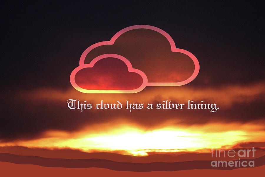 Silver Lining Digital Art by Donna L Munro