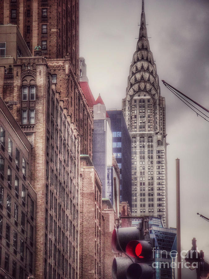 Silver Majesty - Chrysler Building New York Photograph by Miriam Danar