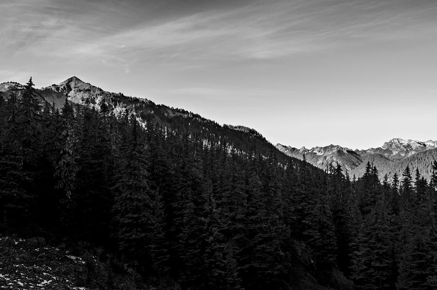 Nature Photograph - Silver Peak Black and White by Pelo Blanco Photo