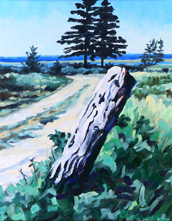 Silver Sands Nova Scotia Painting by Phil Chadwick
