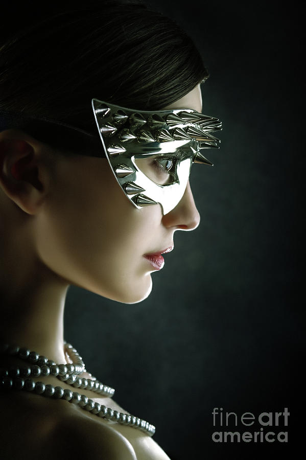 Silver Spike Beauty Mask Photograph by Dimitar Hristov
