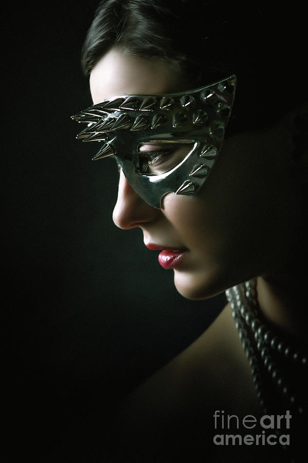 Silver Spike Eye Mask Photograph by Dimitar Hristov