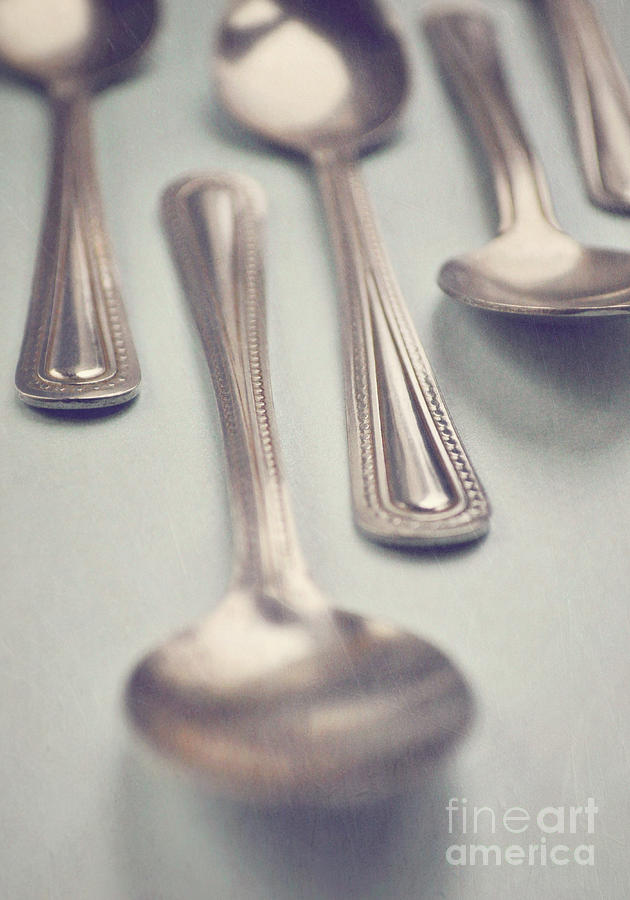 Silver spoons Photograph by Lyn Randle